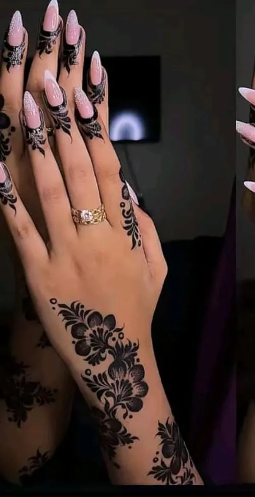 Real intricate floral henna art by Nahawand — Abu Dhabi