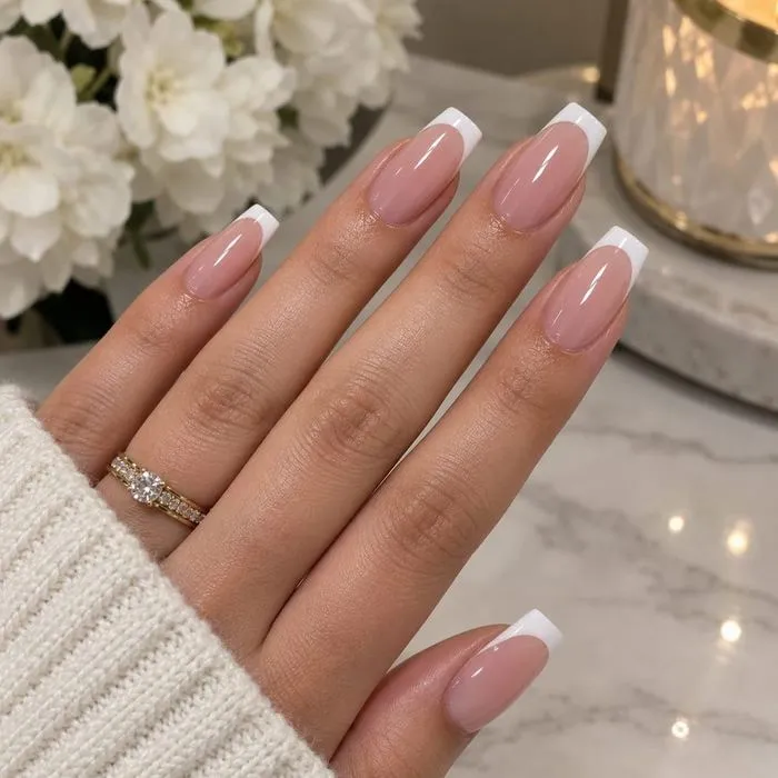 Real French manicure by Nahawand